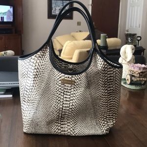 Brahmin Small Shopper Black Odyssey Purse